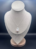 Large White Baroque Pearl Necklace